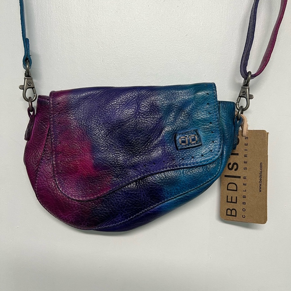 Bed Stu Priscilla Unicorn Multicolor Leather Crossbody Bag